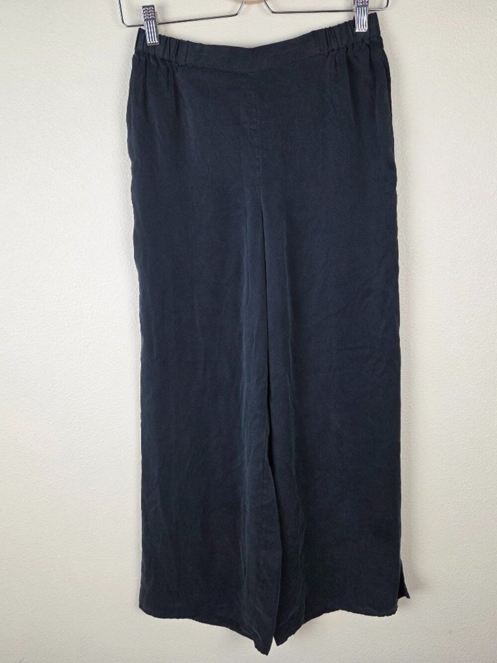 Quince Washable 100% Silk Pajama Pants Size S Black Breezy Flowy Sustainable - Picture 2 of 12